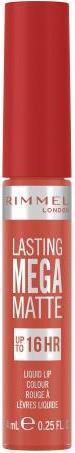 Actual product image Rimmel London Lasting Mega Matte Liquid Lip Colour (Coral Sass)