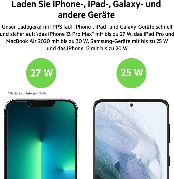 Immagine prodotto Belkin Boost Charge (30 W, 1 porzione)