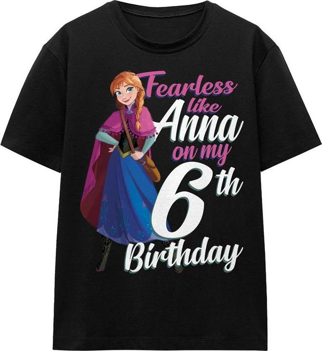 Produktbild Disney Frozen Fearless Like Anna TShirt 6 Geburtstag (S)