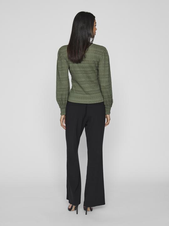 Actual product image Vila Round neck top with long sleeves (L)