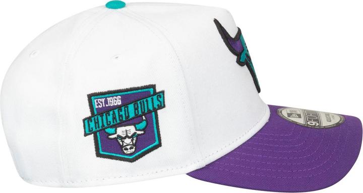 Produktbild New Era 9Forty A-Frame Cap - Sidepatch Chicago Bulls Weiss (One Size)
