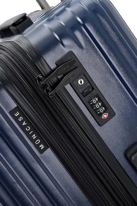 Produktbild Münicase Hartschalen Reisekoffer mit 4 Rollen und Teleskopgriff (38 l)