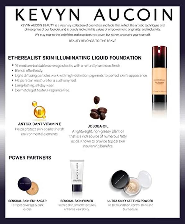 Image du produit Kevyn Aucoin Le fond de teint illuminateur de peau Etherealist (Médium EF 09)