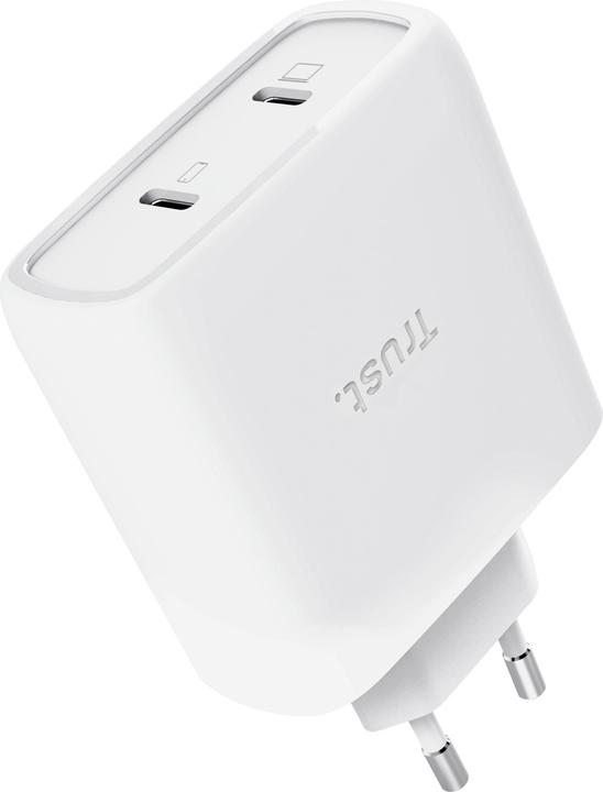 Productafbeelding Trust MAXO 65W 2P USB-C GAN CHARGER W (65 W, 2 ports)