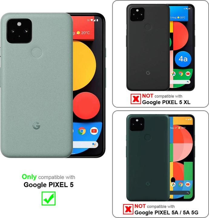 Produktbild Cadorabo TPU Ultra Slim AIR Cover (Google Pixel 5)