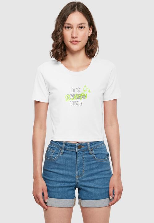 Produktbild Merchcode Ladies It's Spring Time Cropped Tee - 191023 (XS)