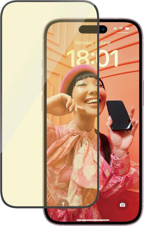 Produktbild PanzerGlass Eyecare Screen Protection Ultra-Wide Fit (1 Stück, Apple iPhone 15 Pro)