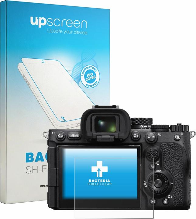 Produktbild upscreen Schutzfolie für Sony Alpha 7R VI Displayschutz Displayschutzfolie Folie Klar antibakteriell