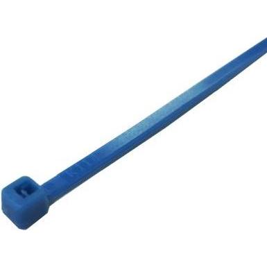 Rs Pro, Kabelbinder, Nylon 66 Kabelbinder Blau 4,8 mm x 385mm (385 mm, 100 Stk.)