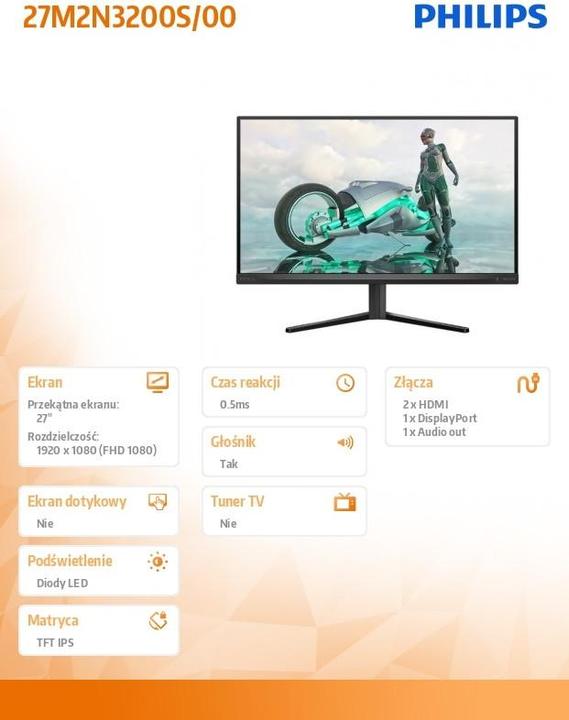 Immagine prodotto Philips Evnia 3000 Series (1920 x 1080 pixel, 27")