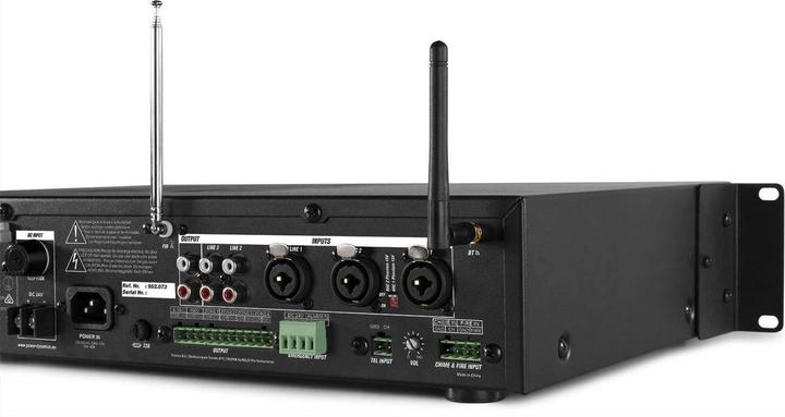 Actual product image Power Dynamics PDV360MP3 4-zone mixer (Power amplifier)