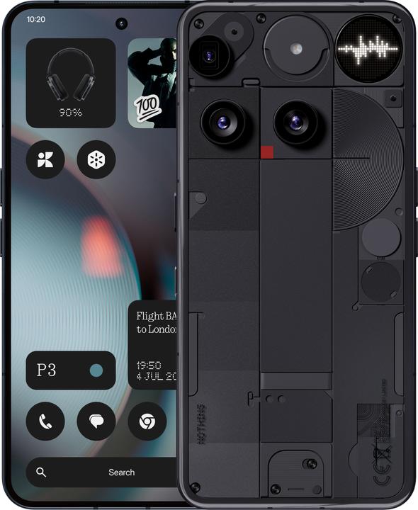 Nothing Nothing Phone (3) (256 GB, Black, 6.67", Dual SIM, 5G)