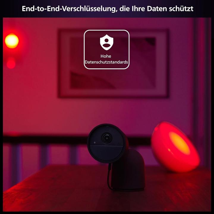 Actual product image Philips Hue Secure Wired Camera with Stand (1920 x 1080 Pixels)