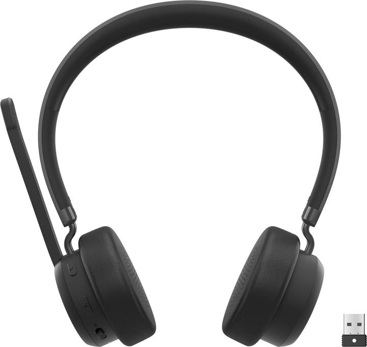 Produktbild Lenovo Bluetooth-On-Ear-Headset mit USB-A-Adapter für Microsoft Teams (Kabellos, USB-A, Microsoft Teams)