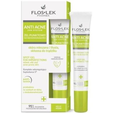 Floslek, Bodylotion, Anti Acne 24h System Spot Gel für Unreinheiten 20ml (20 ml)