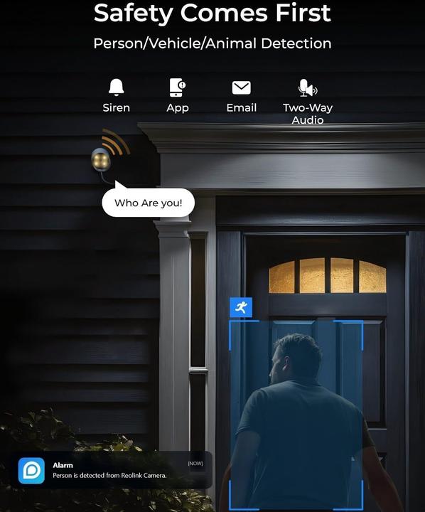 Productafbeelding Reolink CX810 ColorX PoE Surveillance Camera for Indoor and Outdoor (3840 x 2160 Pixels)