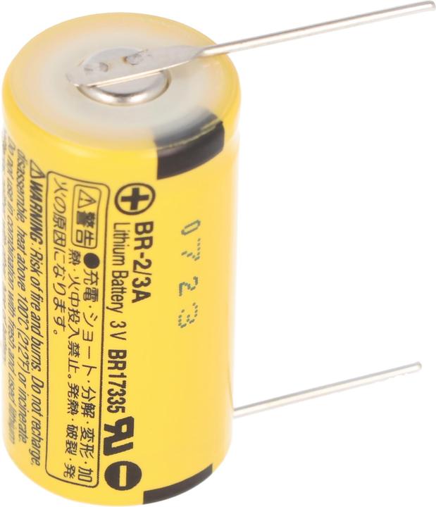 Produktbild Panasonic Batterie BR-2/3A mit Lötpaddel zum Einlöten (1 Stk., Gerätespezifisch, 1200 mAh)