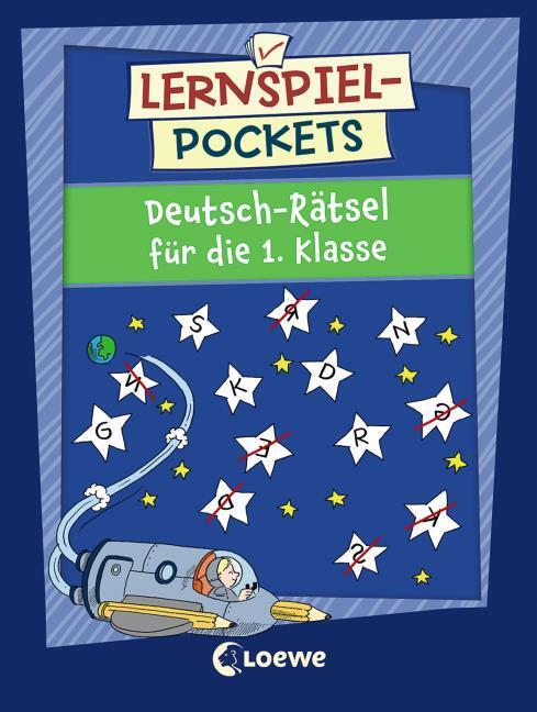 Produktbild Lernspiel-Pockets - Deutsch-Rätsel für die 1. Klasse (Deutsch, 5 - 7 Jahre)