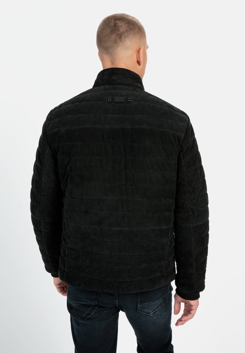 Image du produit Camel Active Veste matelassée en cuir avec col montant (60)