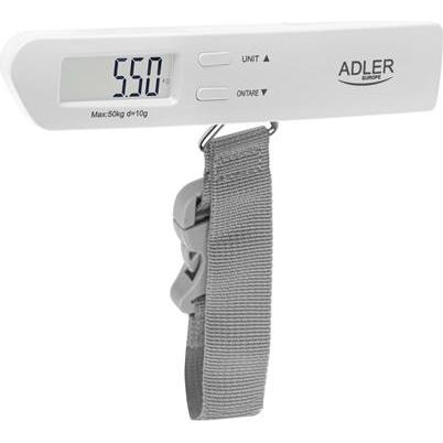 Adler, Reisezubehör, Travel Luggage Scale AD 8191 Maximum weight (capacity) 50 kg Accuracy 10 g Grey, Grau