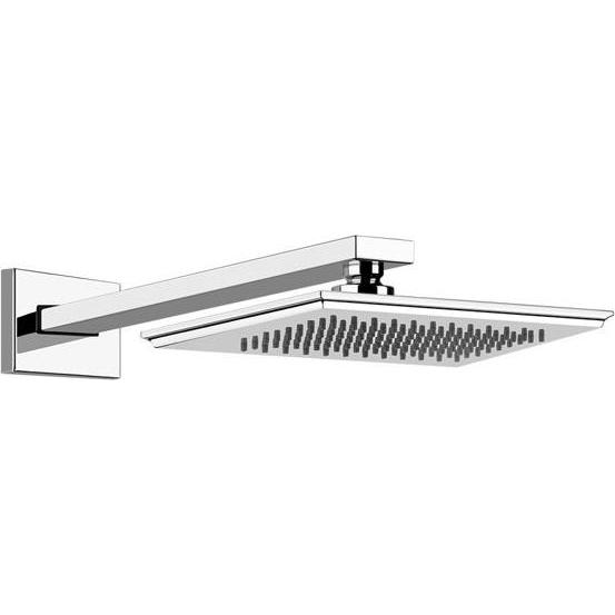 Gessi, Badarmatur, Eleganza, Kopfbrause 1/2-Wand-Anschluss mit Kugelgelenk, Wandarm 330 mm, 46148