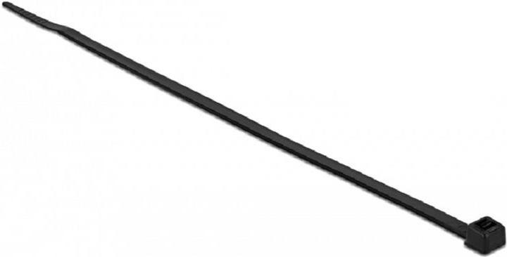 Produktbild Delock Kabelbinder kälteresistent L 300 x B 4,8 mm schwarz 100 Stück (Klettkabelbinder, 300 mm, 100 Stk.)