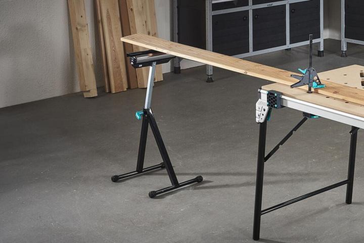 Actual product image wolfcraft 1 multifunctional support and roller stand (30 cm, 30 cm)