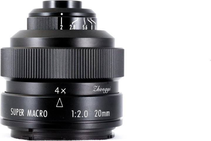 Image du produit Zhongyi Mitakon Super Macro 20mm f/2 pour Canon EF (Canon EF, APS-C / DX, Plein format)
