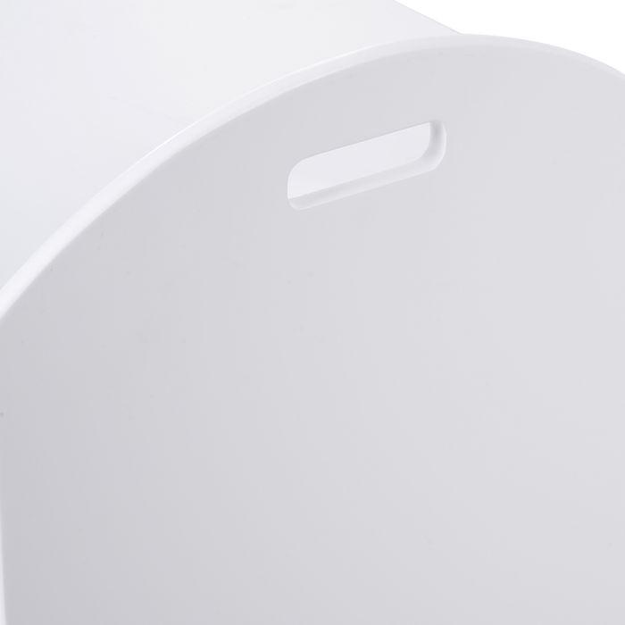 Immagine prodotto Swisshandel24 Scatola per giocattoli Scatola per bambini Cassapanca con cerniera di sicurezza MDF bianco 62 x 40