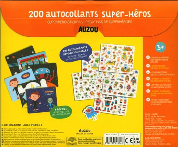 Immagine prodotto Ma pochette d'artiste / Mes 200 autocollants créatifs Super-héros