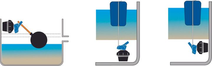 Produktbild Kerbl XtraFlo Top Entry mit Schwimmer und Gewindearm