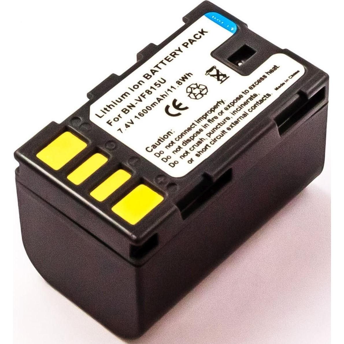AGI Batteria compatibile con JVC BN-VF823U (Batteria della fotocamera), Alimentatore fotocamera, Nero