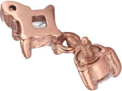 Produktbild Bijouteria Dermal-Anchor Aufsatz (Chirurgenstahl 316L, PVD Beschichtung (goldfarbig), Kristall)