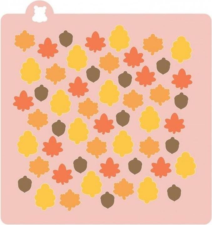 Produktbild Cut my Cookies Schablone Herbstblätter 4-teilig, Weiss