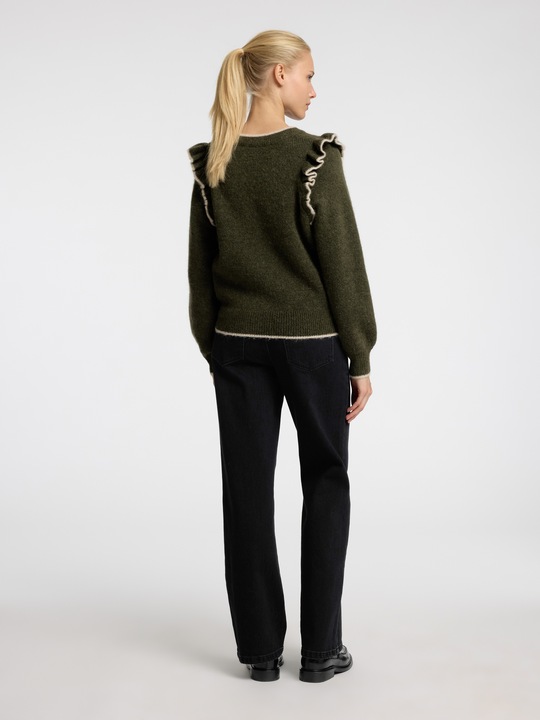 Produktbild Selected Femme Gerüschter Pullover (L)