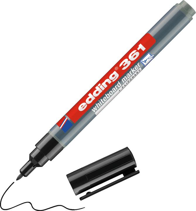 Produktbild Edding 361 (Schwarz, 1 mm, 1 x)