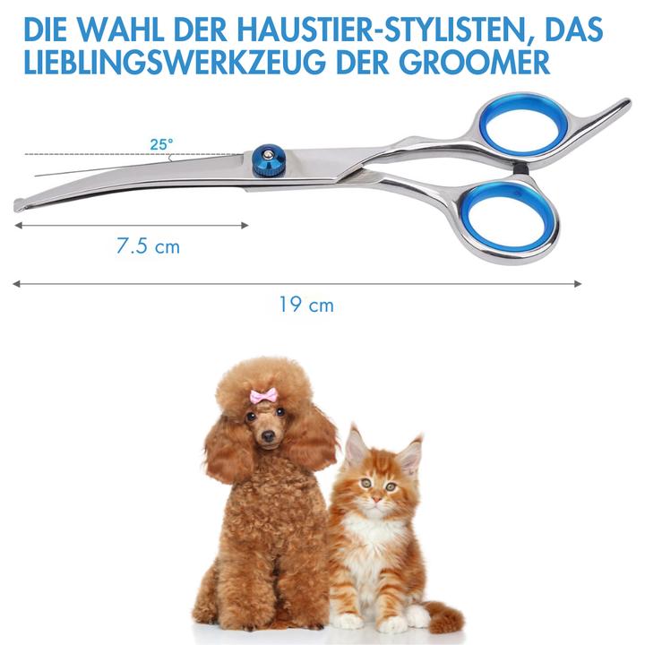 Produktbild Suba Gebogene Schere (Hund, Katze)