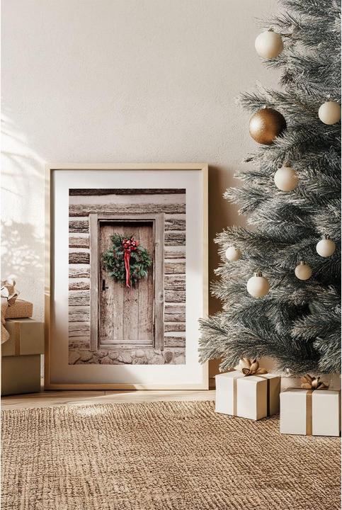 Actual product image Wallxpert Weihnachtsbild Haustür