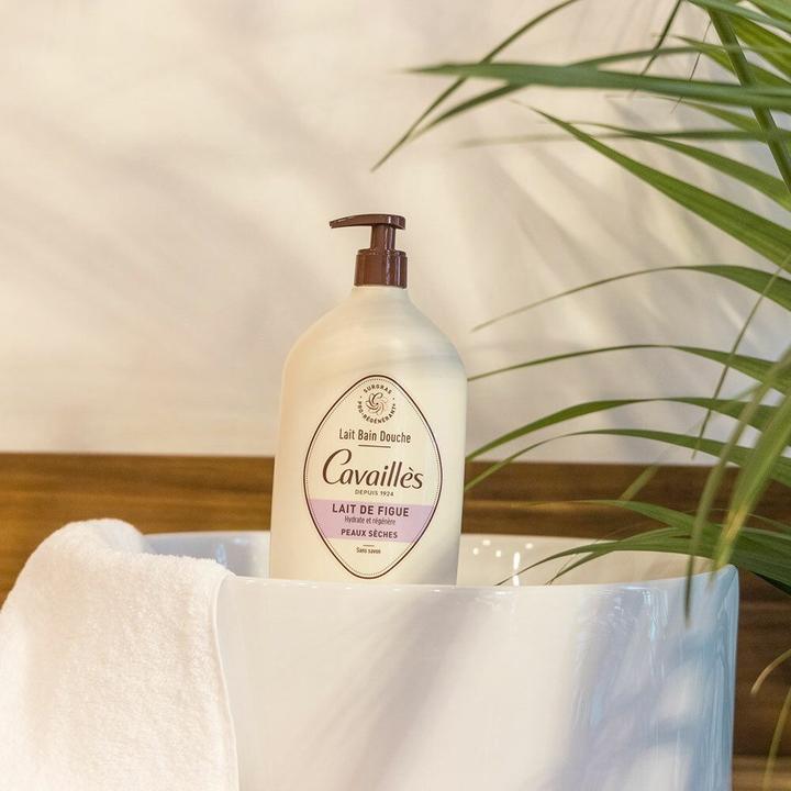 Immagine prodotto Roge Cavailles Latte doccia per pelli secche con latte di fico 1L (1000 ml)