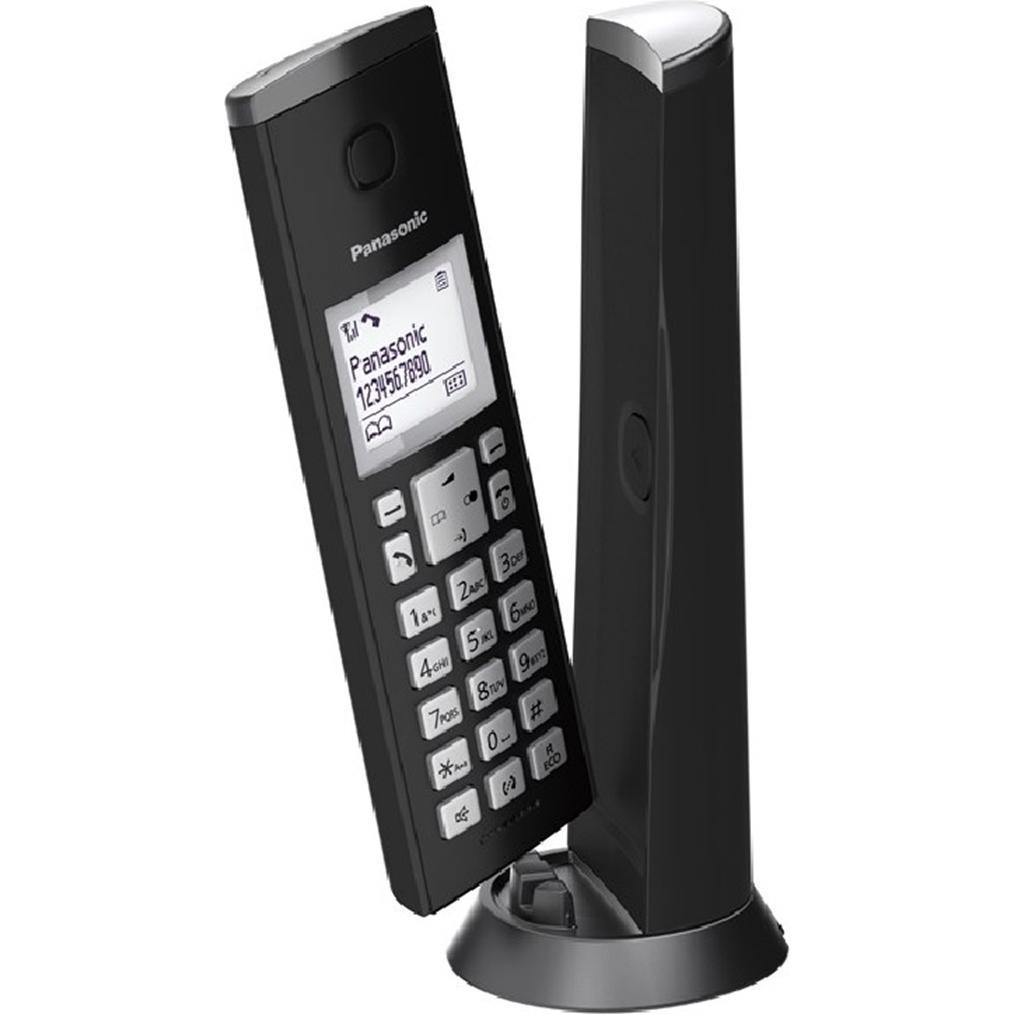 Panasonic KX-TGK210 DECT telephone Caller ID Black, Telefon, Schwarz