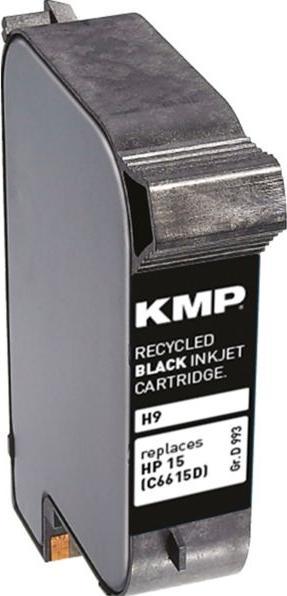 Actual product image KMP H9 Ink Cartridge compatible with HP C 6615 D (FC)