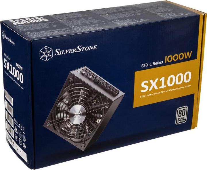 Immagine prodotto Silverstone Alimentatore SX1000 Platinum (SST-SX1000-LPT) (1000 W)