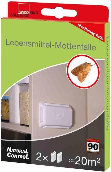 Produktbild Swissinno Lebensmittelmottenfalle 2er inkl. Pheromon-Lockstoff