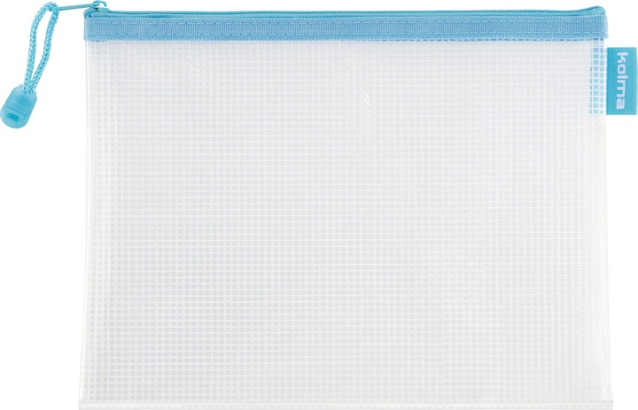 Actual product image Kolma Mesh Bag A5 zip pocket turquoise (A5, 1 x)
