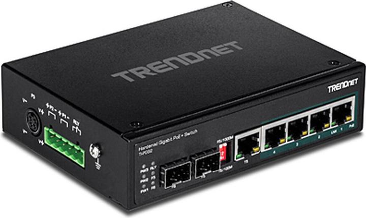 Produktbild Trendnet Industrie Switch 6 Port Gbit PoE+ (6 Ports)