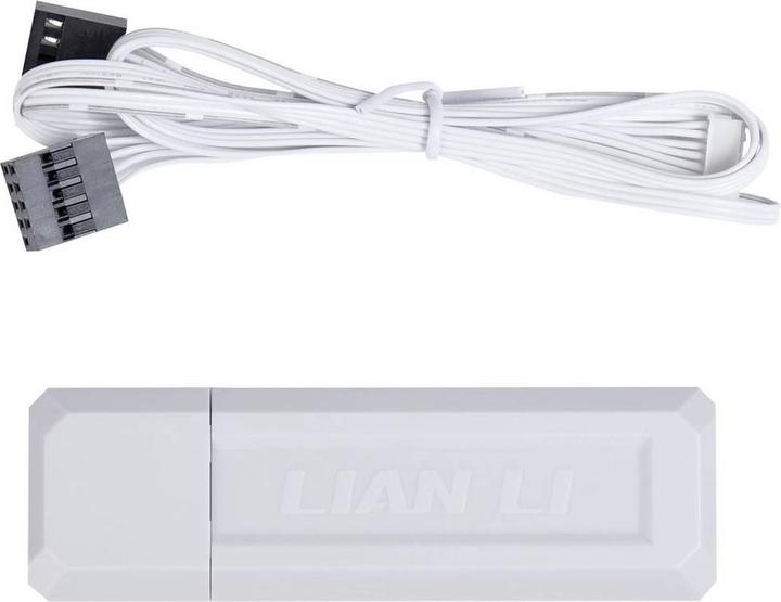 Image du produit Lian-Li UNI FAN SL Wireless LCD Lüfter, ARGB, PWM, 3er-Pack inkl. Controller - 120 mm, weiss (120 mm, 3x)