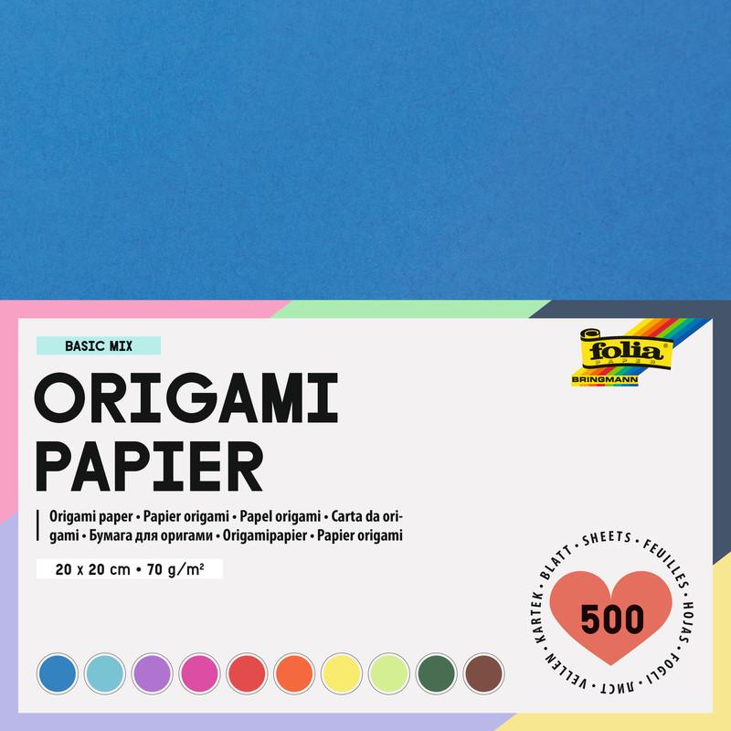 Folia, Bastelpapier, Faltbl„tter, 200 x 200 mm, 70 g/qm, 500 Blatt (70 g/m², 500 x)