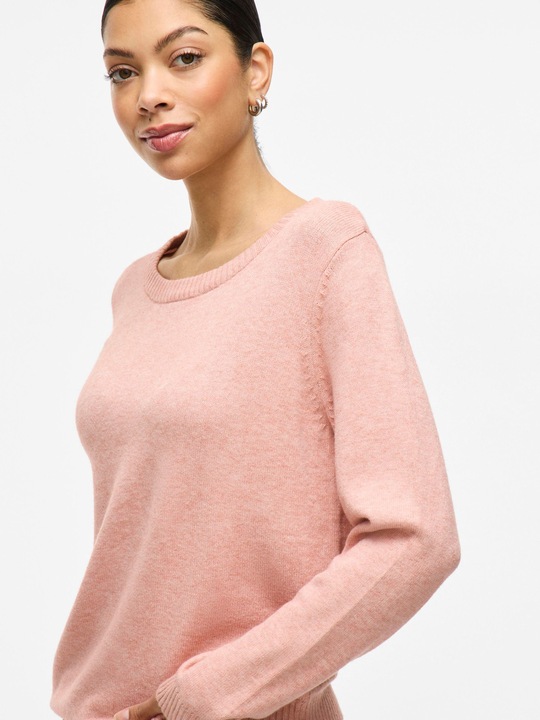 Image du produit Vila Pull en tricot à col ras du cou (L)
