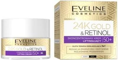 Produktbild Eveline Cosmetics 24K Gold & Retinol Concentrated Lifting Day & Night Cream 50+ 50Ml (50 ml, 24h Creme)