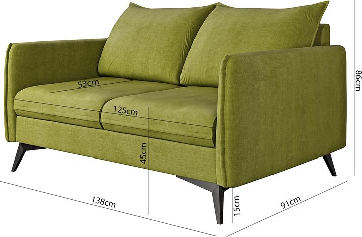 Actual product image Ropez Juli Bis (2 person sofa)